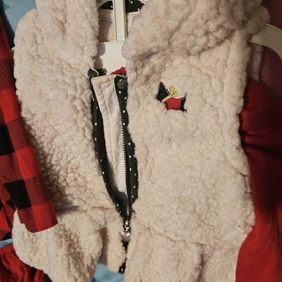 Kids Matching Set - Red and Black Plaid Outfit - Picture 6 of 6